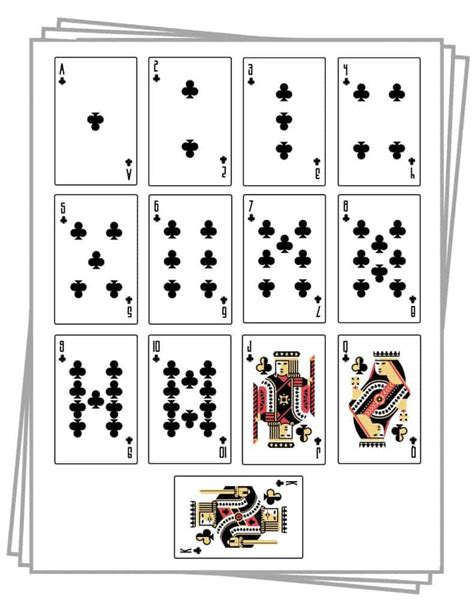 poker cards printable|Printable Playing Cards (Free PDF Sheets In 3 Sizes) .